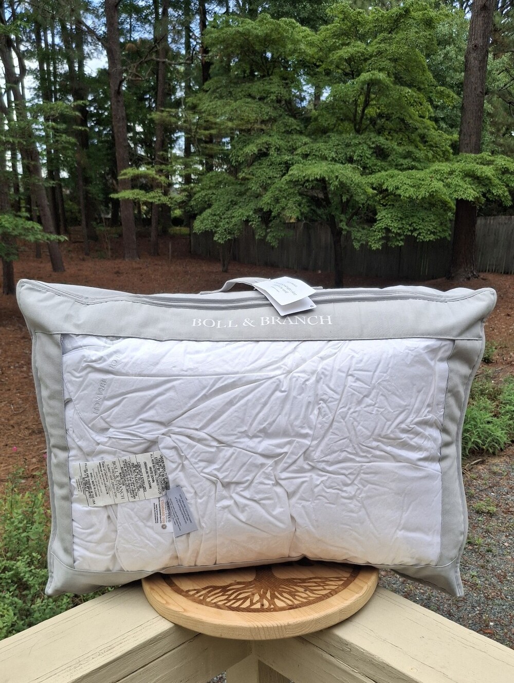 Boll & Branch White Organic Cotton Down Filled All Season King Duvet Insert New